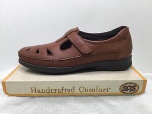SAS Roamer Chestnut Brown Slip On Loafer Womens 8.5S Comfort Shoes New